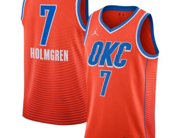 Chet Holmgren Oklahoma City Thunder Nike Swingman Jersey - City Edition - Orange
