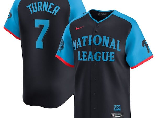Trea Turner National League Nike 2024 MLB All-Star Game Limited Player Jersey - Navy