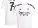 Vini Jr. Los Merengues adidas Youth 2024/25 Home Replica Player Jersey - White