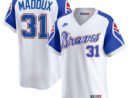 Greg Maddux Atlanta Braves Nike Throwback Cooperstown Collection Limited Jersey - White