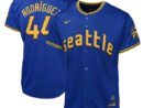 Julio Rodríguez Seattle Mariners Nike Youth City Connect Limited Player Jersey - Navy