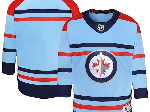 Winnipeg Jets Youth Anniversary Premier Jersey - Light Blue