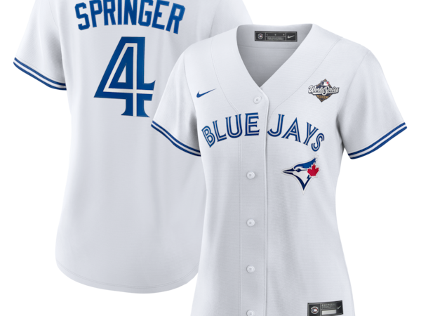 George Springer Toronto Blue Jays Nike Women's 2025 World Series Home Replica Player Jersey - White
