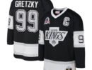 Wayne Gretzky Los Angeles Kings Youth 1992 Blue Line Player Jersey - Black