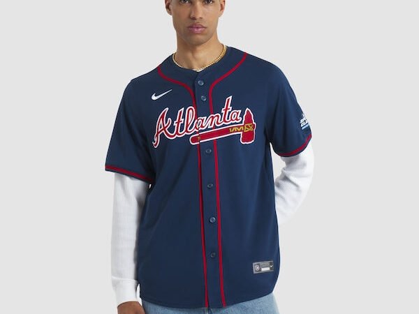 Ronald Acuna Jr. Atlanta Braves Nike 2025 MLB Speedway Classic Alternate Limited Player Jersey - Navy