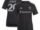Anibal Godoy Nashville SC adidas Women's 2024 Man In Black Kit Replica Player Jersey - Black