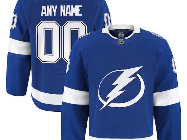 Tampa Bay Lightning  Home Authentic Pro Custom Jersey - Blue