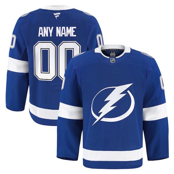 Tampa Bay Lightning Home Authentic Pro Custom Jersey - Blue