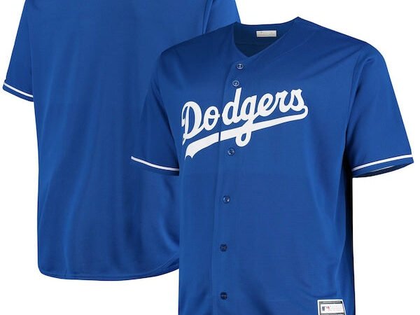 Los Angeles Dodgers Big & Tall Replica Alternate Team Jersey - Royal