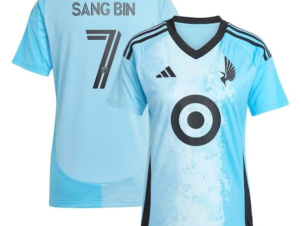 Jeong Sang-bin Minnesota United FC adidas Women's 2025 CONVERGENCE Replica Player Jersey - Blue