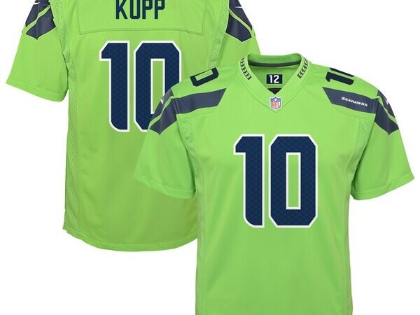 Cooper Kupp Seattle Seahawks Nike Youth Alternate Game Jersey - Neon Green/College Navy