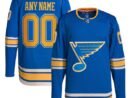 St. Louis Blues adidas  Alternate  Primegreen Authentic Custom Jersey - Blue