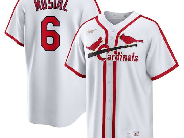 Stan Musial St. Louis Cardinals Nike Home Cooperstown Collection Player Jersey - White