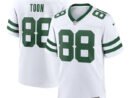 Al Toon New York Jets Nike Legacy Retired Player Game Jersey - White/Green