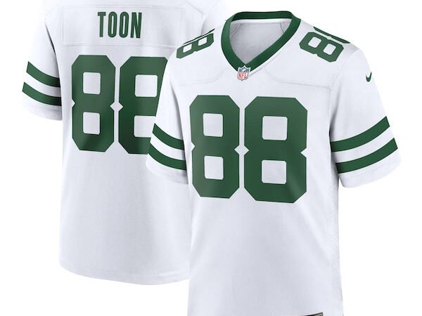 Al Toon New York Jets Nike Legacy Retired Player Game Jersey - White/Green