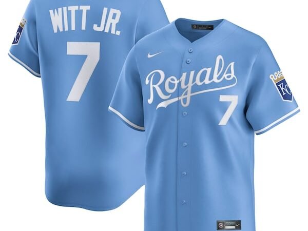 Bobby Witt Jr. Kansas City Royals Nike Alternate Limited Player Jersey - Light Blue
