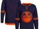 Edmonton Oilers adidas Men's Alternate Primegreen Authentic Blank Jersey - Navy