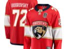 Sergei Bobrovsky Florida Panthers  2025 Stanley Cup Final Home Breakaway Player Jersey - Red
