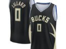 Damian Lillard Milwaukee Bucks  Youth Fast Break Replica Player Jersey - Statement Edition - Black