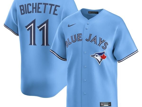 Bo Bichette Toronto Blue Jays Nike Alternate 2 Limited Jersey - Powder Blue/White