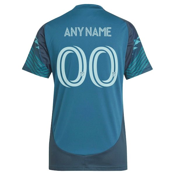 Seattle Sounders FC adidas Women's 2025 The Salish Sea Kit Replica Custom Jersey - Blue