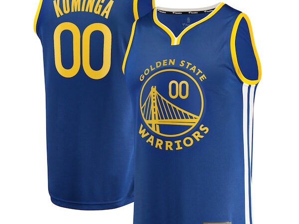Jonathan Kuminga Golden State Warriors 2021 NBA Draft First Round Pick Fast Break Replica Jersey Royal - Icon Edition