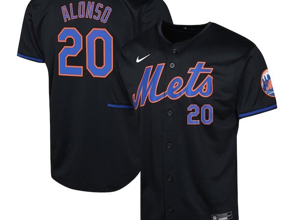 Pete Alonso New York Mets Nike Youth Alternate Limited Player Jersey - Black