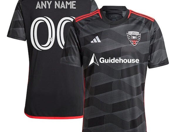 D.C. United adidas 2024 The Icon Kit Replica Custom Jersey – Black