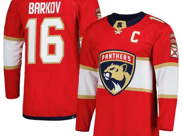 Aleksander Barkov Florida Panthers adidas  Primegreen Authentic Player Jersey - Red
