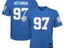 Aidan Hutchinson Detroit Lions Youth Replica Player Jersey - Blue