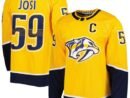 Roman Josi Nashville Predators adidas  Primegreen Authentic Player Jersey - Gold