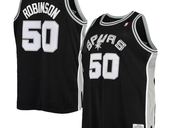 David Robinson San Antonio Spurs 1998/99 Big & Tall Hardwood Classics Swingman Jersey - Black