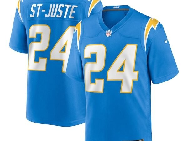 Benjamin St-Juste Los Angeles Chargers Nike Team Game Jersey -  Powder Blue
