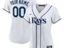 Tampa Bay Rays Nike Women's Home Replica Custom Jersey - White