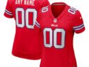 Buffalo Bills Nike Women's Alternate Custom Game Jersey - Red