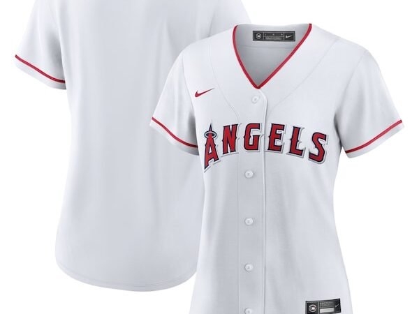 Los Angeles Angels Nike Women's Home Replica Team Jersey - White