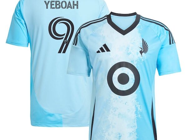 Kelvin Yeboah Minnesota United FC adidas 2025 CONVERGENCE Replica Player Jersey - Blue