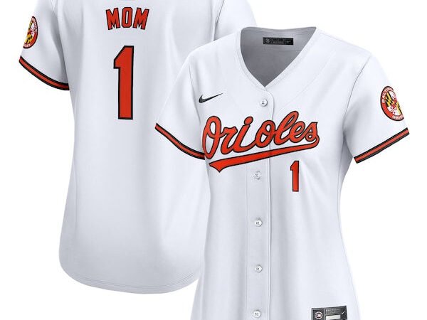 Baltimore Orioles Nike Women's #1 Mom Home Limited Jersey - White