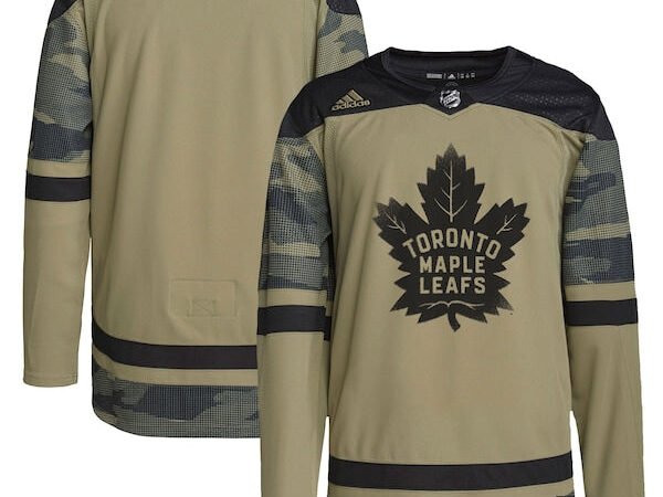 Toronto Maple Leafs adidas Logo Military Appreciation Team Authentic Practice Jersey - Camo