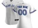 Toronto Blue Jays Nike Women's Home Replica Custom Jersey - White