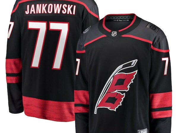 Mark Jankowski Carolina Hurricanes  Home Breakaway Jersey - Black