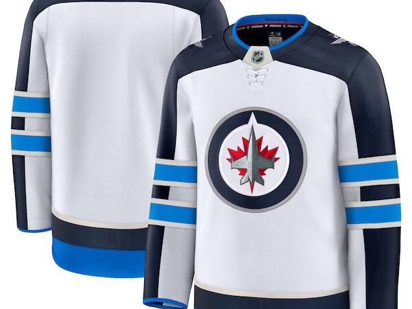 Winnipeg Jets Away Premium Jersey - White/Navy
