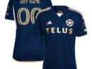 Vancouver Whitecaps FC adidas 2024 The 50 Authentic Custom Jersey - Navy
