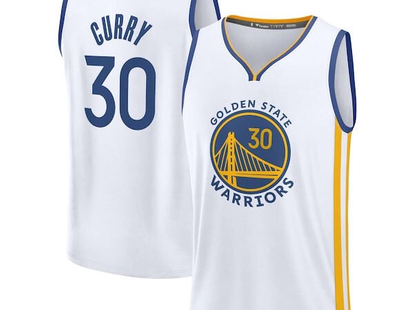 Stephen Curry Golden State Warriors Fast Break Replica Jersey - Association Edition - White