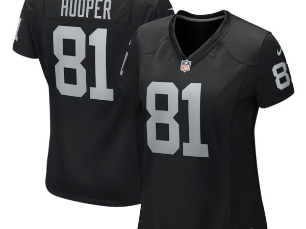 Austin Hooper Las Vegas Raiders Nike Women's Team Game Jersey -  Black
