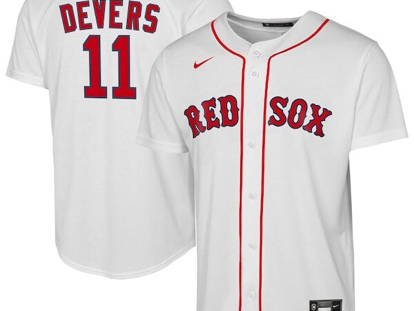 Rafael Devers Boston Red Sox Nike Youth Home Replica Player Jersey - White