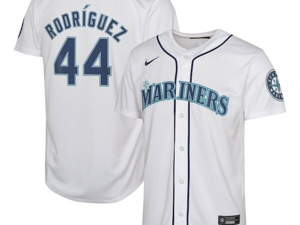Julio Rodríguez Seattle Mariners Nike Youth Home Limited Jersey – White