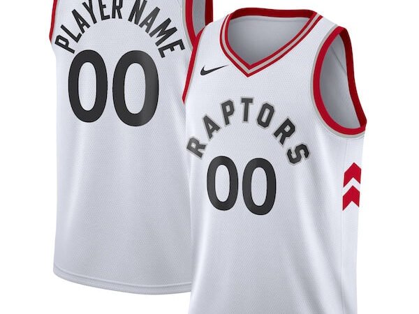 Toronto Raptors Nike 2020/21 Swingman Custom Jersey - Association Edition - White
