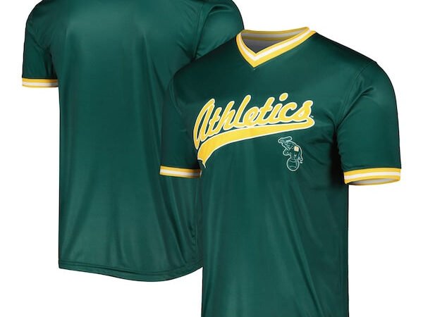 Oakland Athletics Stitches Cooperstown Collection Team Jersey - Green