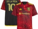 Pedro de la Vega Seattle Sounders FC adidas Youth 2024 The Bruce Lee Kit Replica Player Jersey – Red